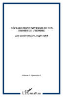 Déclaration universelle des droits de l'homme, 40e anniversaire, 1948-1988