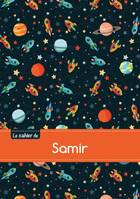 CAHIER SAMIR BLANC,96P,A5 ESPACE