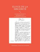 Eloge de la sincérité, une oeuvre de jeunesse de Montesquieu sur la condamnation du mensonge