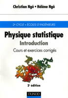 Physique statistique introduction 2e cycle école d'ingénieurs, introduction