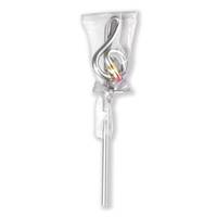 Pencil G-clef silver de luxe, Silver Giftpackaged