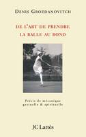 De l'art de prendre la balle au bond, précis de mécanique gestuelle et spirituelle