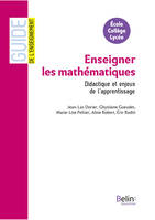 Enseigner les mathématiques, Didactique et enjeux de l'apprentissage