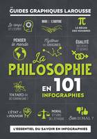 Les guides graphiques Larousse, La Philosophie en 101 infographies - Guides graphiques larousse