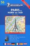 Plan de ville : Paris du nord au sud numéro 56