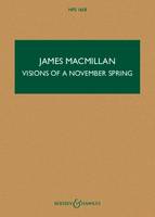 HPS 1618, Visions of a November Spring, for string quartet. HPS 1618. string quartet. Partition d'étude.