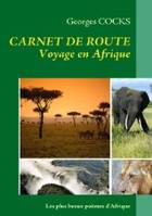 Carnet de route, Voyage en Afrique