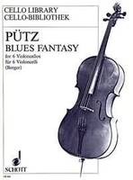Blues Fantasy, 6 cellos. Partition et parties.