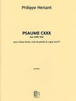 Psaume CXXX, Conducteur pour chœur mixte, viole de gambe et orgue positif