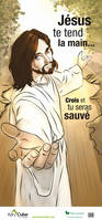 Poster Jésus te tend la main