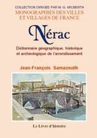 Dictionnaire géographique, historique et archéologique de l'arrondissement de Nérac