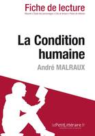 La Condition humaine de André Malraux (Fiche de lecture), Fiche de lecture sur La Condition humaine