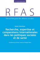 Recherche, expertise et comparaisons internationales dans les politiques sociales et de santé