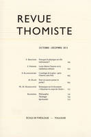 Revue thomiste - N°4/2012