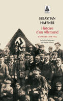 Histoire d'un Allemand, Souvenirs (1914-1933)