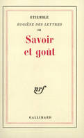 Savoir et go√ªt