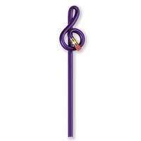 Pencil G-clef purple, Purple