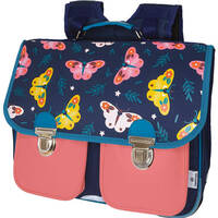 Cartable OBERTHUR Girl Butterfly 38cm 2 compartiments