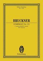 Symphonie n° 2 en ut mineur, 2e version (1877). orchestra. Partition d'étude.