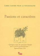 Passions et caractères 