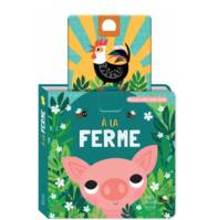 A LA FERME (COLL. MON JOLI LIVRE CACHE-CACHE) - AVEC UNE TIRETTE-SURPRISE A CHAQUE PAGE, AVEC UNE TIRETTE-SURPRISE À CHAQUE PAGE