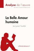 La Belle Amour humaine de Lyonel Trouillot (Analyse de l'oeuvre), Analyse complète et résumé détaillé de l'oeuvre