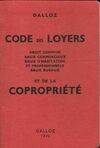 Code pénal..., 1982-1983, Code des loyers et de la copropriété 1975