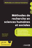 Méthodes de recherche en sciences humaines et sociales, Fiches synthétiques - Exemples commentés - Conseils pratiques et outils d'accompagnement