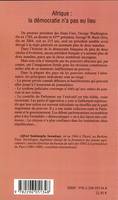 Afrique la démocratie n'a pas eu lieu