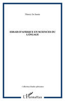 Essais d'Afrique en sciences du langage