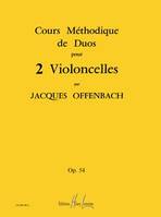 Cours méthodique de duos pour deux violoncelles Op.54, 2 violoncelles