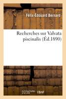 Recherches sur Valvata piscinalis