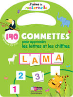 J'aime la maternelle - 140 Gommettes pour apprendre les lettres et les chiffres les animaux du zoo