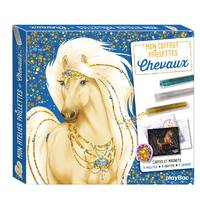 Mon coffret paillettes - Chevaux