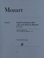 12 Variations On 'Ah, Vous Dirai-je Maman' K.265, 12 Variations on Ah, vous dirai-je Maman K. 265 (300e)