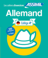 Allemand collège 4e (cahier d'exercices)