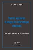 Classes populaires et usages de l'informatique connectée, Des inégalités sociales-numériques