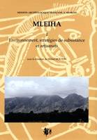 Mleiha., I, Environnement, stratégies de subsistance et artisanats, Mleiha, I, Environnement, stratégies de subsistance et artisanats