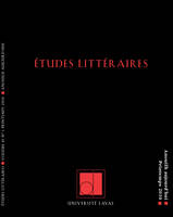 Études littéraires, volume 41, numéro 1, printemps 2010, Anouilh aujourd’hui