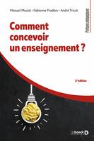 Comment concevoir un enseignement ?