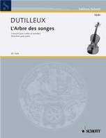 L'Arbre des songes, Concerto. violin and orchestra. Réduction pour piano avec partie soliste.