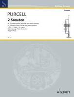 Two Sonatas, C major and D major. trumpet (oboe), strings and basso continuo. Réduction pour piano avec partie soliste.