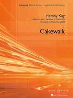 Cakewalk, Based on piano melodies of Gottschalk. string orchestra. Partition et parties.