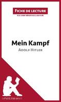 Mein Kampf d'Adolf Hitler (Fiche de lecture), Résumé complet et analyse détaillée de l'oeuvre