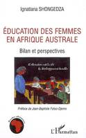 Education des femmes en Afrique australe, Bilan et perspectives