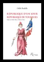 République d'un jour, République de toujours