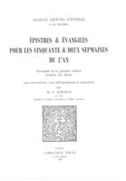 Epistres & Evangiles pour les cinquante & deux sepmaines de l’An, Fac-similé de la première édition Simon Du Bois