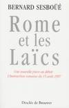 Rome et les laïcs, une nouvelle pièce au débat, l'instruction romaine du 15 août 1997