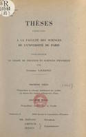 Préparation et échange fonctionnel des acétals au moyen des résines échangeuses d'ions, Suivi de Propositions données par la Faculté : le zirconium, préparation et propriétés physiques et mécaniques du métal pur