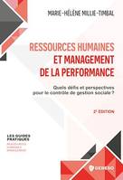 Ressources humaines et management de la performance, Quels défis et perspectives pour le contrôle de gestion sociale ?